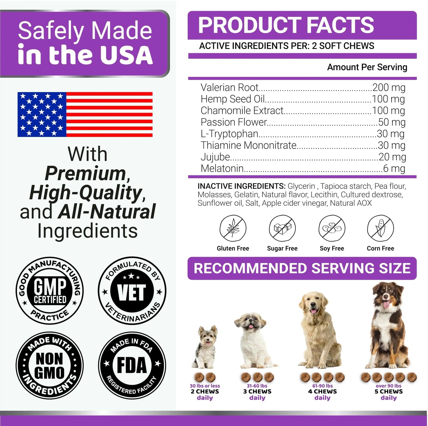 SP - Dog Anxiety Relief Chews (170)